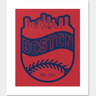 Boston Baseball Posters and Art